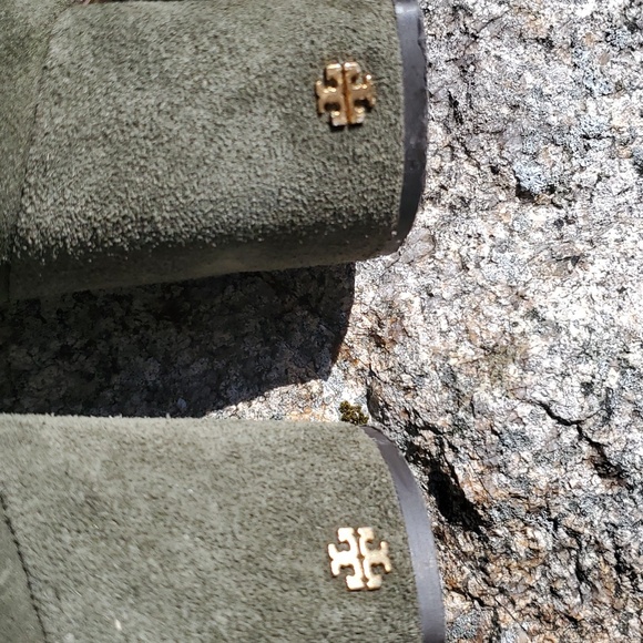 Tory Burch Suede Tall Heeled Boots Size 7 M - Picture 4 of 16